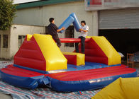 रोमांचक लड़ाई Inflatable खेल खेल एक संतुलन बीम पर बैठे 2 लोगों के लिए