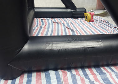 समर्थन के साथ आउटडोर काले पीवीसी तिरपाल Inflatable मूवी स्क्रीन
