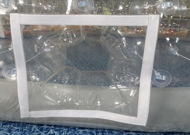 स्पष्ट पीवीसी डबल परतें Inflatable बुलबुला तम्बू 8 मीटर व्यास प्रदर्शनी