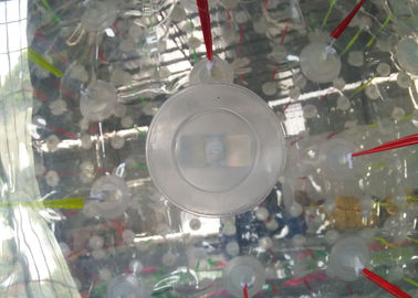 चमक रोशनी के साथ पारदर्शी 1.0 मिमी TPU Inflatable बॉडी बम्पर बॉल