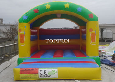 आउटडोर बच्चों के खेलने के लिए पीवीसी तिरपाल छोटे Inflatable कूद महल उछाल