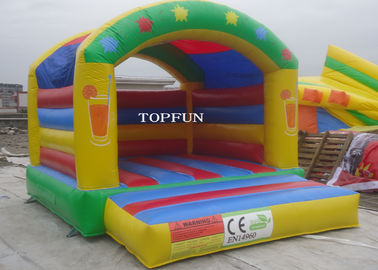 आउटडोर बच्चों के खेलने के लिए पीवीसी तिरपाल छोटे Inflatable कूद महल उछाल
