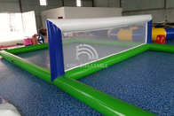Inflatable Volleyball Court Adults Inflatable Beach Games For Pool Game 33x16.4x5ft