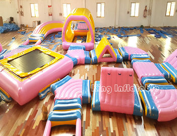 बच्चों के लिए विशेष समुद्र तट Inflatable पानी पार्क झील फ्लोटिंग पानी का खेल