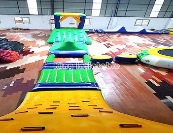 ओपन वाटर प्लेटो 0.9 मिमी पीवीसी तिरपाल के लिए महान मज़ा Inflatable पानी पार्क