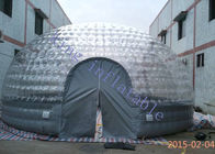पार्टी / प्रदर्शनी के लिए 8 मीटर व्यास कॉम्बो पारदर्शी Inflatable डोम तम्बू