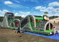 Inflatable Obstacle Courses Hire  PVC Tarpaulin Blow Up Obstacle Course Rental For Adults