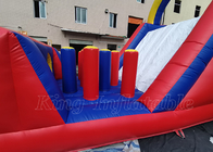 Outdoor Race Sport Game 18m Large Inflatable Obstacle Courses For Adults Rental