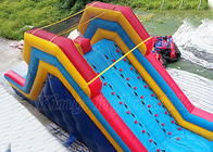 Inflatable Obstacle Courses 20m Long PVC Blue Red Large Inflatables For Kids Adults
