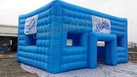 किराये के लिए नीले रंग के साथ 0.4 मिमी परमवीर चक्र सामग्री Inflatable Tabernacle