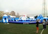 पानी के खेल के लिए बड़े भालू Inflatable पानी पार्क प्लेटो 0.55 मिमी पीवीसी तिरपाल