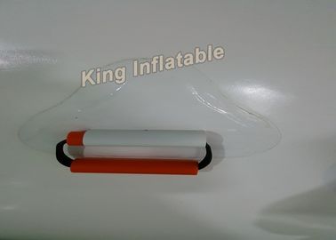 विशाल सफेद 0.9 मिमी पीवीसी Inflatable पानी खिलौना कमाल Inflatable अस्थायी हिमखंड