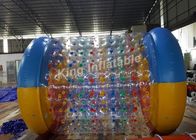 पागल मज़ा Airtight 0.8 मिमी पीवीसी / TPU स्विमिंग पूल के लिए पानी रोलिंग खिलौना उड़ा