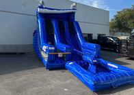 Blow Up Amusement Park Water Slides 0.55mm PVC Garden Inflatable Water Slide