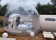 220V/110V के एयर ब्लोअर के साथ जल प्रतिरोधी inflatable बुलबुला तम्बू