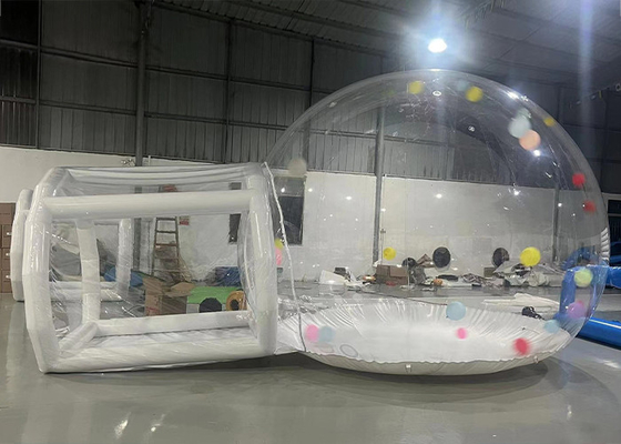 जलरोधक 10 मीटर आउटडोर inflatable बुलबुला तम्बू के साथ 2-3 मिनट डिफलेशन समय के लिए शिविर