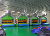 जंगल बस आकृति Inflatable कूदते महल इंडोर और आउटडोर खेल का मैदान