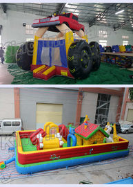 परिवार मजेदार Inflatable कूदते महल विरोधी मनोरंजन और खुशी के लिए क्रैक