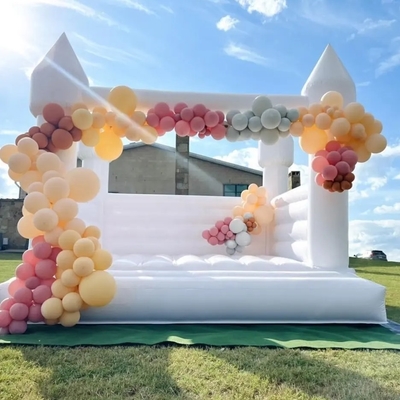 बाउंस हाउस किड्स Inflatable बाउंस हाउस जंपिंग कैसल फॉर किड्स पेस्टल बाउंस हाउस Inflatable Wedding Bouncer