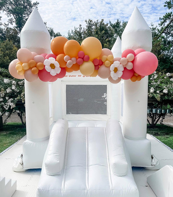 बाउंस हाउस किड्स Inflatable बाउंस हाउस जंपिंग कैसल फॉर किड्स पेस्टल बाउंस हाउस Inflatable Wedding Bouncer