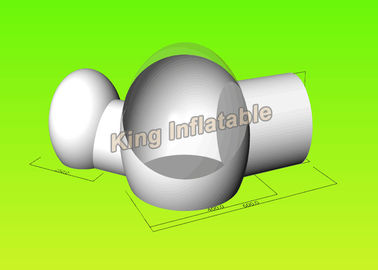डेरा डाले हुए या सजावट के लिए वाणिज्यिक आउटडोर Inflatable बुलबुला पारदर्शी तम्बू