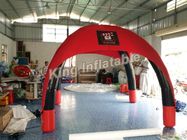 लाल विज्ञापन आउटडोर हवा सील 0.65 मिमी पीवीसी तिरपाल के साथ Inflatable स्पाइडर तम्बू सील