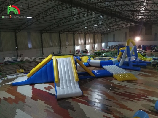 ब्लोटेबल वाटर पार्क फ्लोटिंग गेम फ्लोटिंग आइलैंड उपकरण