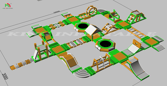 ब्लोटेबल एक्वा पार्क समुद्र ब्लास्ट अप वाटर पार्क एक्वा पार्क फ्लोटिंग बाधा उपकरण