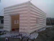 पोर्टेबल एलईडी प्रकाश व्यवस्था मोबाइल नाइट क्लब तम्बू inflatable घन