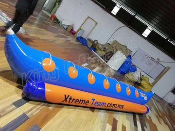 एकल ट्यूब Inflatable पोंटून नाव 7 व्यक्तियों के मनोरंजन के लिए मछली पकड़ने की नावों को उड़ाते हैं