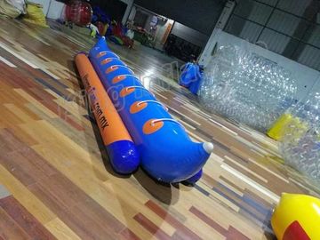 एकल ट्यूब Inflatable पोंटून नाव 7 व्यक्तियों के मनोरंजन के लिए मछली पकड़ने की नावों को उड़ाते हैं