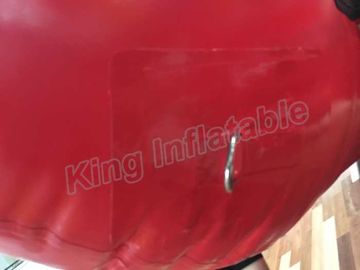 लाल रंग Inflatable उड़ मछली पकड़ने की नाव 0.9 मिमी पीवीसी Inflatable मछली पकड़ने के साथ नावें