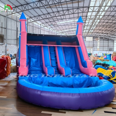 पूल के साथ लोकप्रिय वाणिज्यिक inflatable पानी स्लाइड