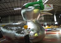 Customized Big Inflatable Duck Character Cartoon / Animal For Advertising
