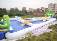 बच्चों के लिए सील प्रकार वाणिज्यिक Inflatable स्विमिंग पूल पानी स्लाइड