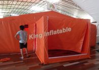 ऑरेंज कस्टम पीवीसी 8 * 6 एम विशालकाय Inflatable टेंट इवेंट या वेयरहाउस के लिए