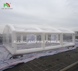 अनुकूलित बड़े पीवीसी स्पष्ट गुंबद तम्बू हवा से भरा पोर्टेबल inflatable पूल तम्बू कवर बुलबुला घर