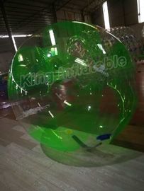 टिकाऊ जिपर के साथ रंगीन लीड मुक्त Inflatable पानी चलना गेंद