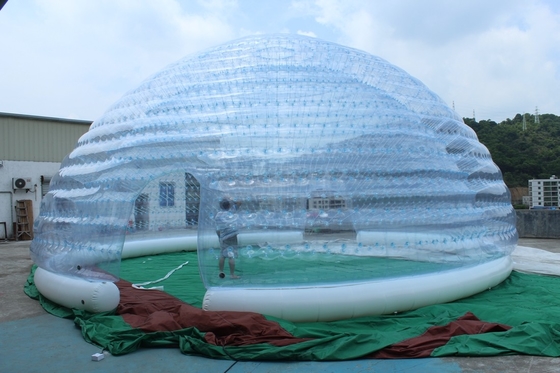 कस्टम वाटरप्रूफ पारदर्शी Lgloo पार्टी टेंट बिक्री के लिए inflatable गुंबद टेंट