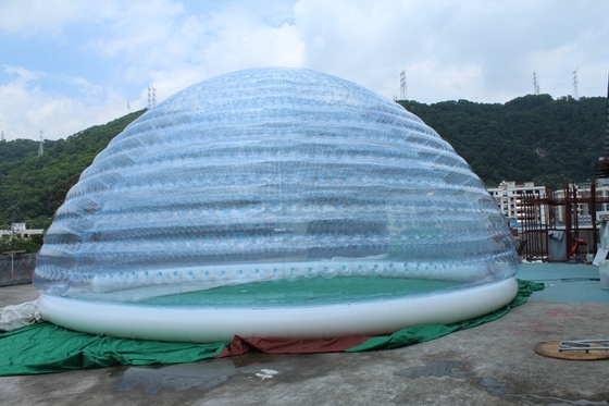 कस्टम वाटरप्रूफ पारदर्शी Lgloo पार्टी टेंट बिक्री के लिए inflatable गुंबद टेंट