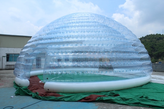 कस्टम वाटरप्रूफ पारदर्शी Lgloo पार्टी टेंट बिक्री के लिए inflatable गुंबद टेंट