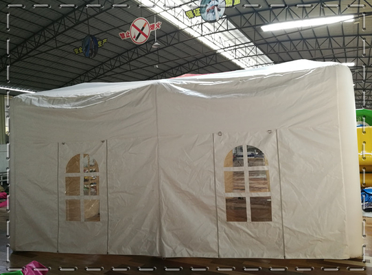 सफेद बड़ा आउटडोर ब्लो अप शादी की पार्टी एलईडी लाइट कैंपिंग inflatable आउटडोर घटनाओं तम्बू