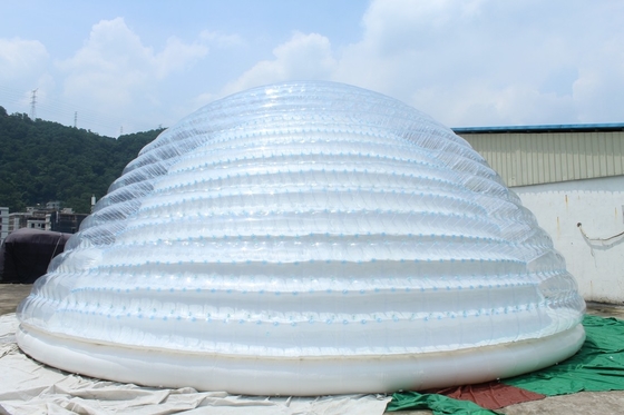 पार्टी शादी शिविर वाणिज्यिक उपयोग के लिए बड़े inflatable गुंबद तम्बू आउटडोर पोर्टेबल इग्लू