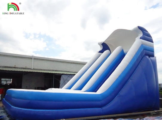 उच्च गुणवत्ता वाले घुमावदार डबल लेन ब्लास्ट अप किड्स inflatable पानी स्लाइड