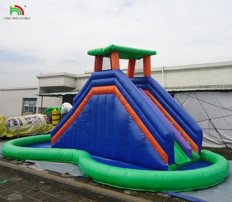 किड्स पार्क खेल उपकरण पानी स्लाइड inflatable उछल कूद महल