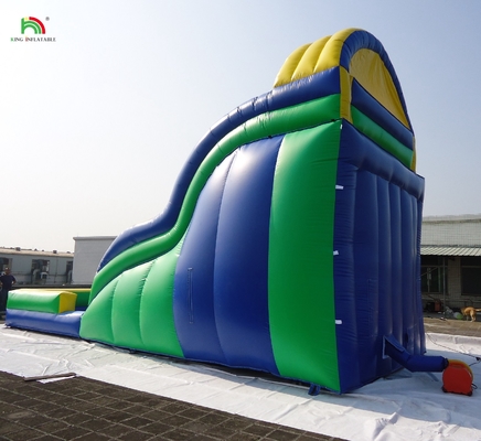 वाटर स्लाइड के साथ वाणिज्यिक inflatable उछाल घर बच्चों के कूद महल