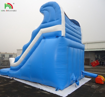 बिक्री के लिए सस्ते वाणिज्यिक डबल स्पैश डबल लेन inflatable पानी स्लाइड