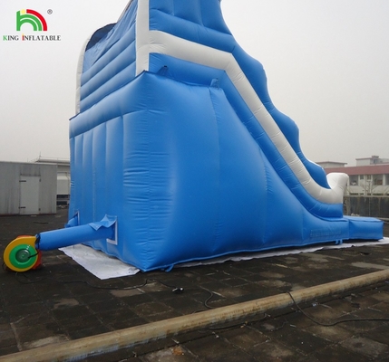 बिक्री के लिए सस्ते वाणिज्यिक डबल स्पैश डबल लेन inflatable पानी स्लाइड