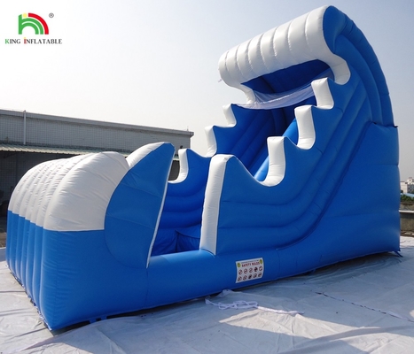 आउटडोर पिछवाड़े बच्चे वयस्क बड़े inflatable पानी स्लाइड बिक्री के लिए वाणिज्यिक पूल वाटर पार्क स्लाइड उछाल घर