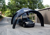 कार पार्किंग के लिए टिकाऊ आकर्षक छोटा ब्लैक इन्फ्लेटेबल इवेंट तम्बू